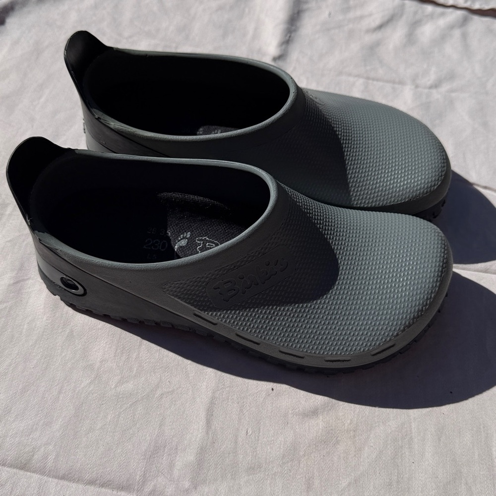 Birkenstock Gray Mules & Clogs